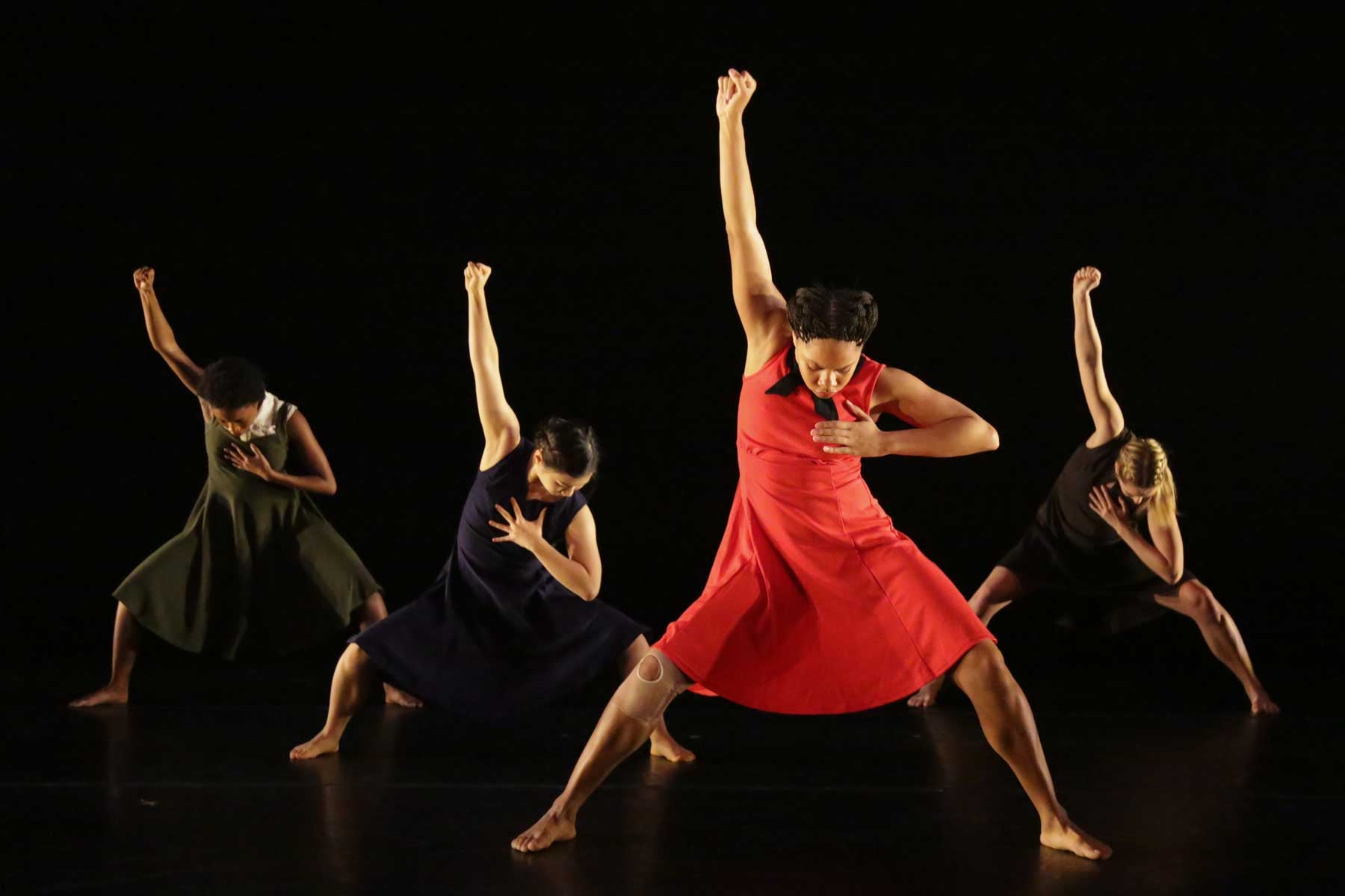 Kaufman dancers onstage