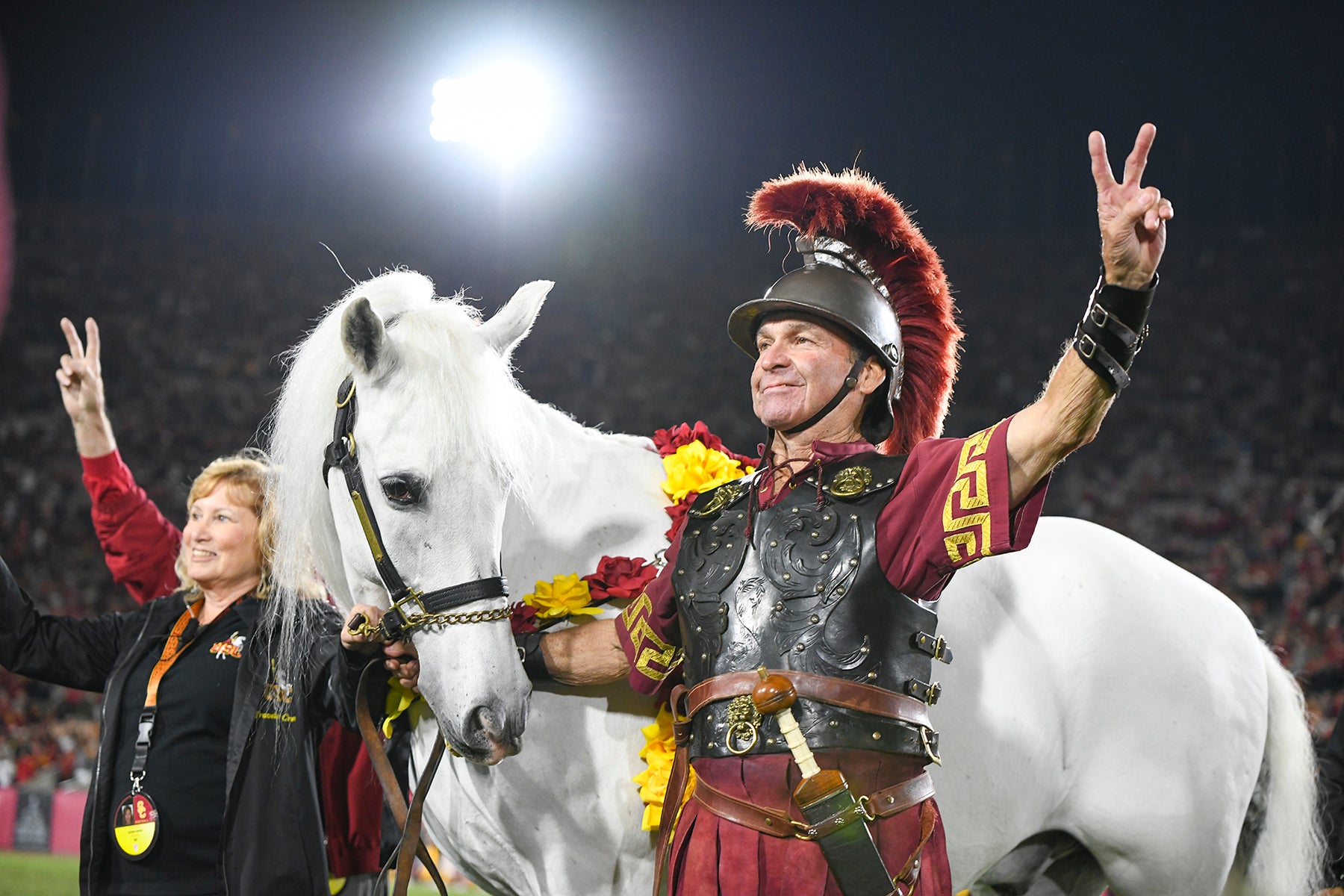 Traveler is honored as a USC Athletic Hall of Fame inductee