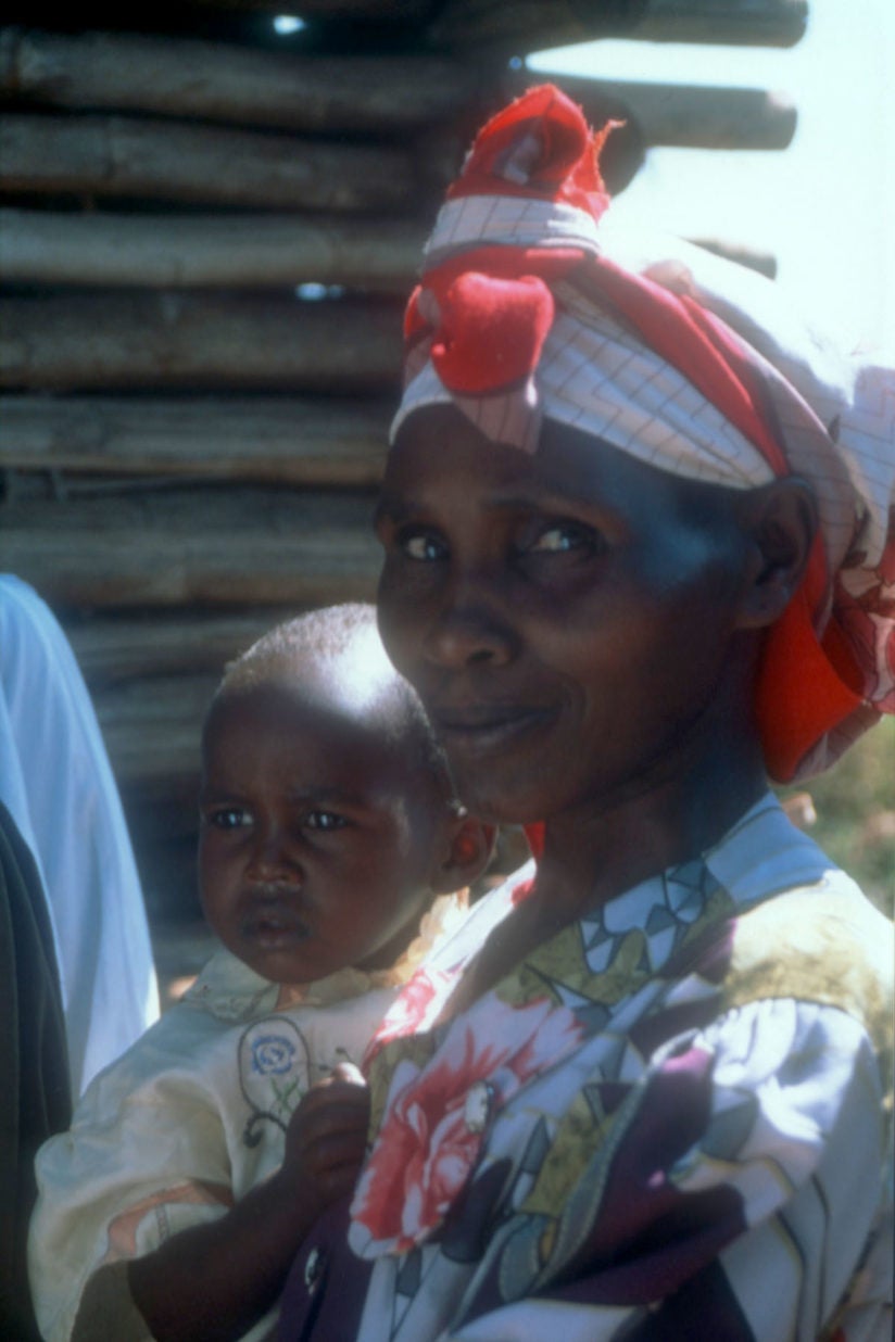 USC Africa hub: mother and child