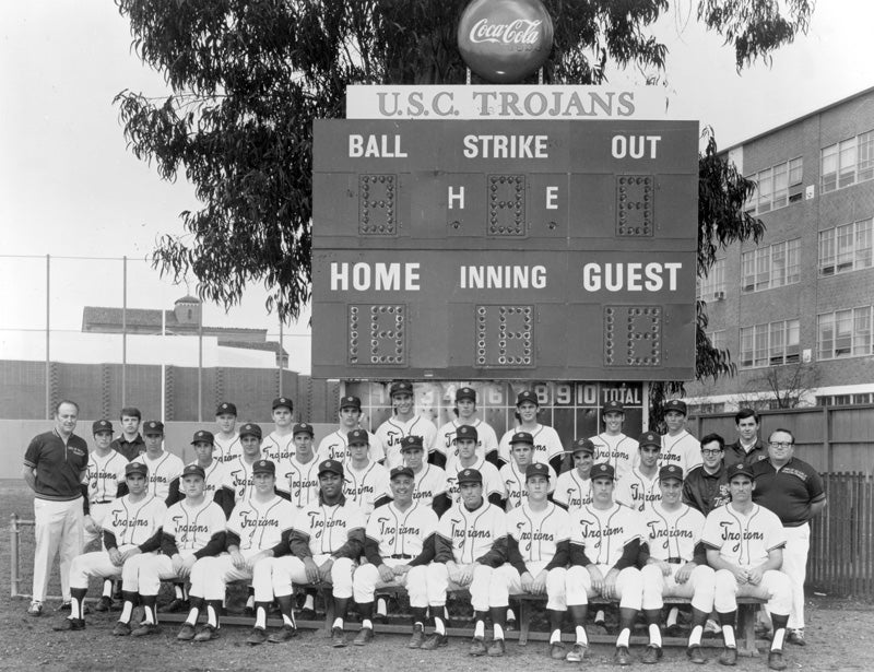 USC Trojans baseball team in the 1970s