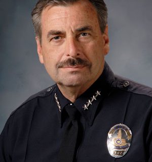 LAPD chief Charlie Beck