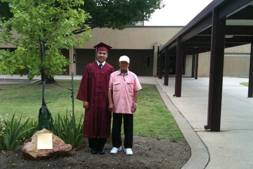 Chris Im and grandfather