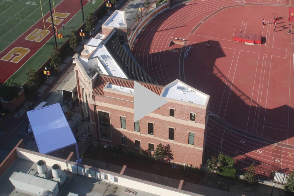 Colich Track and Field Center construction