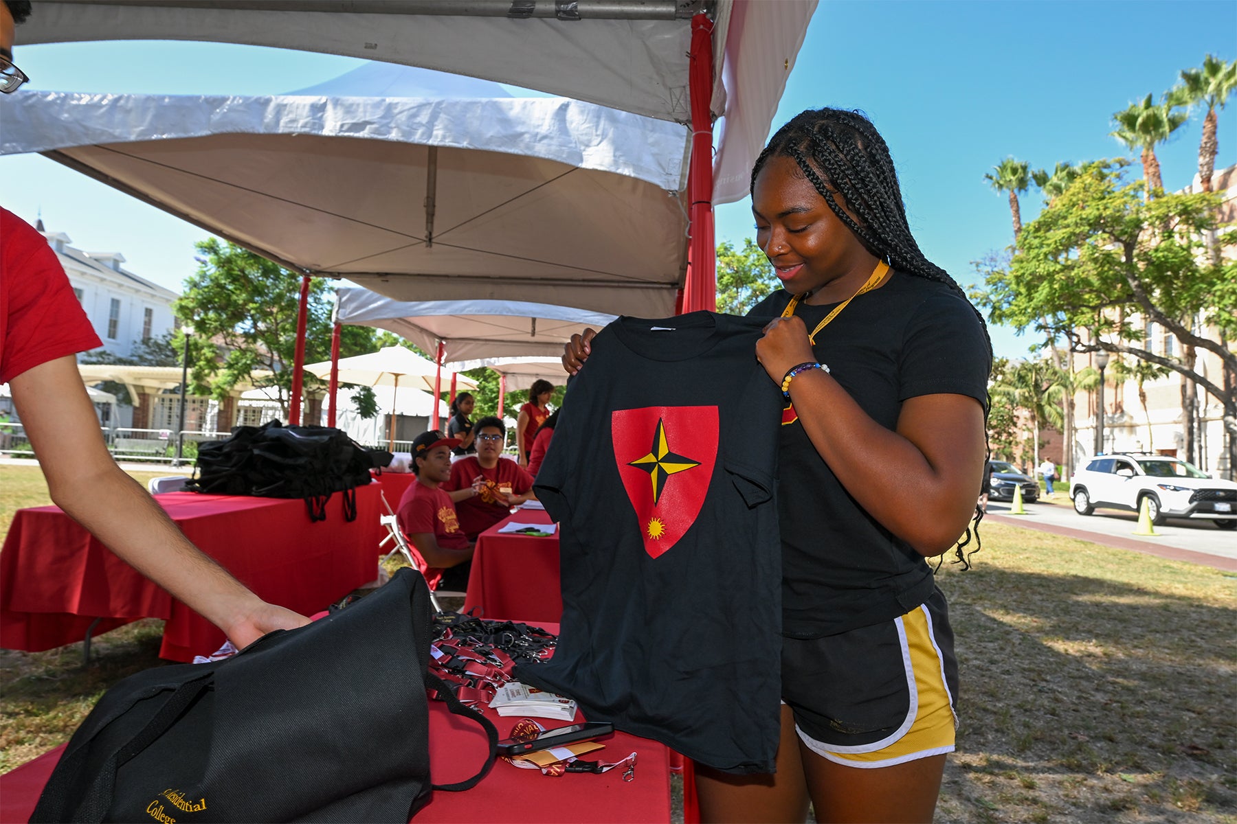 New USC students: Mia Moore during USC back to school