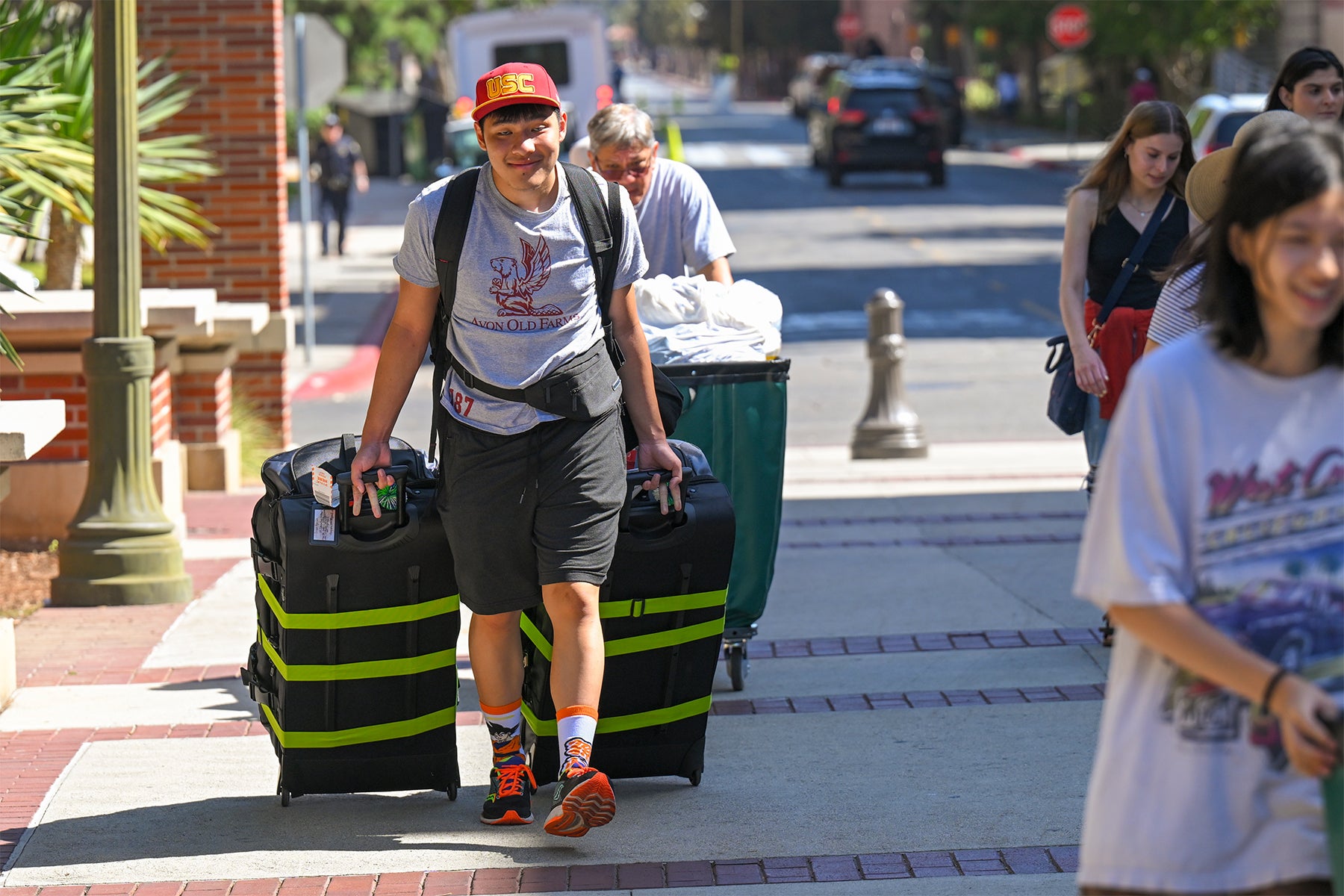 New USC students: Brian Nguyen during USC back to school