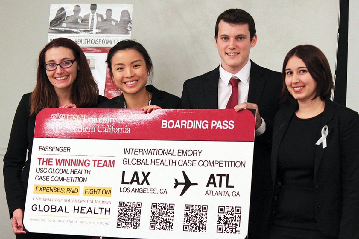 Global Health Case Competition winners