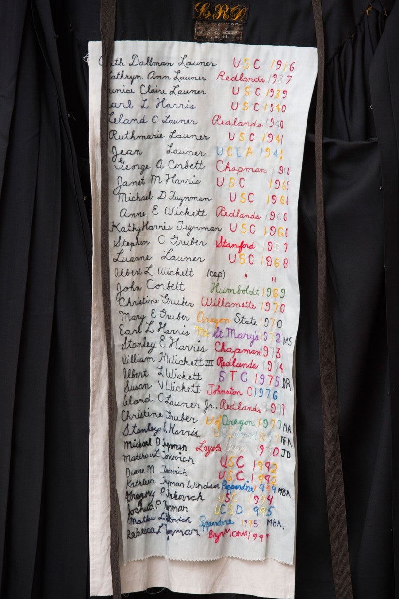 100 year old graduation robe