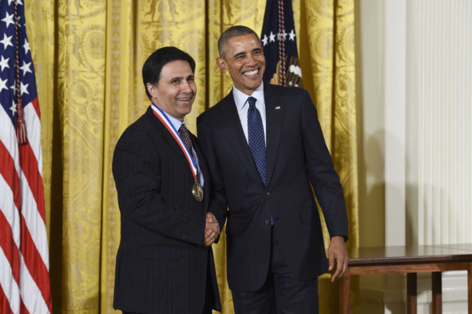 Mark Humayun and President Obama