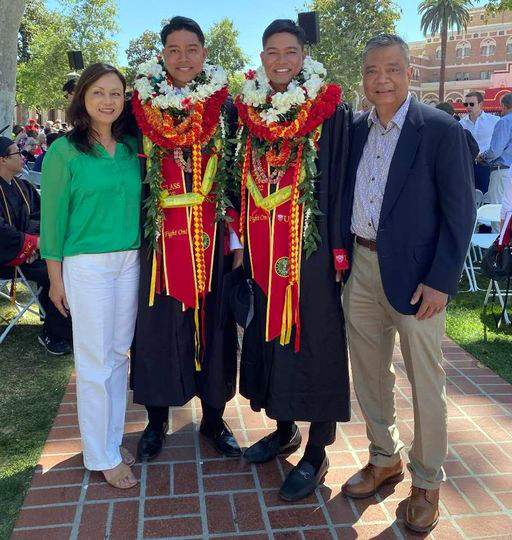 USC 2022 commencement: Ines family