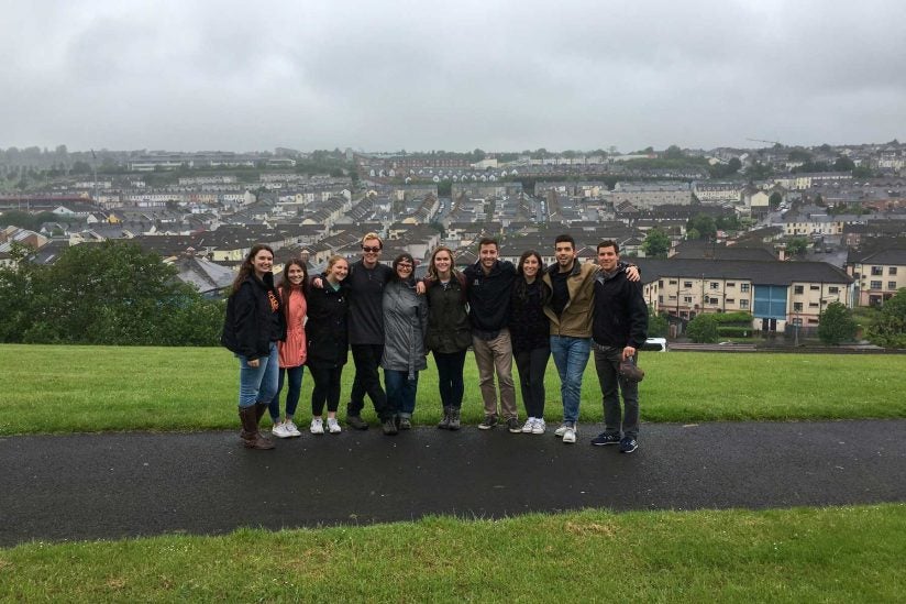 group photo in Northern Ireland