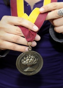 NAI medal - photo by USC Communications