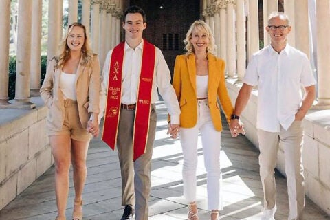 USC 2022 commencement: Nyberg family