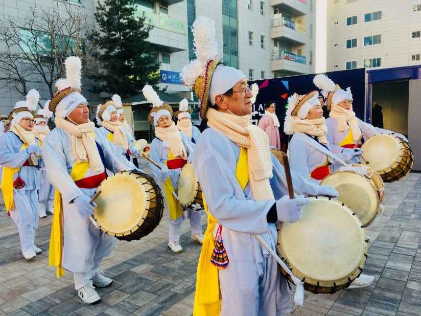 drummers at Gangneung Danjoe Festival