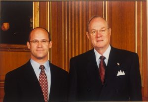 Orin Kerr and Justice Anthony Kennedy (Photo courtesy of Orin Kerr)