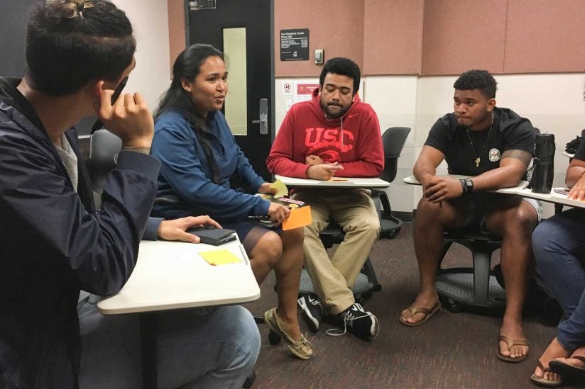 Pacific Islander Student Association meeting