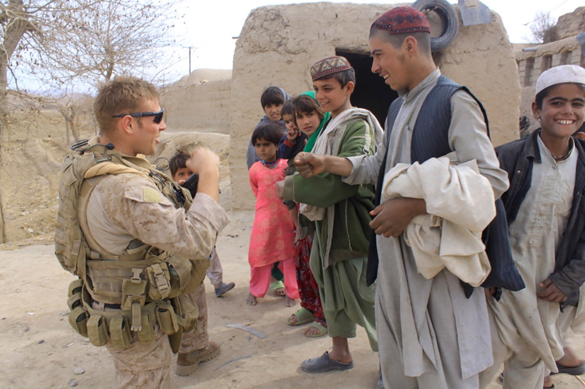 Patrick O'Neill in Afghanistan
