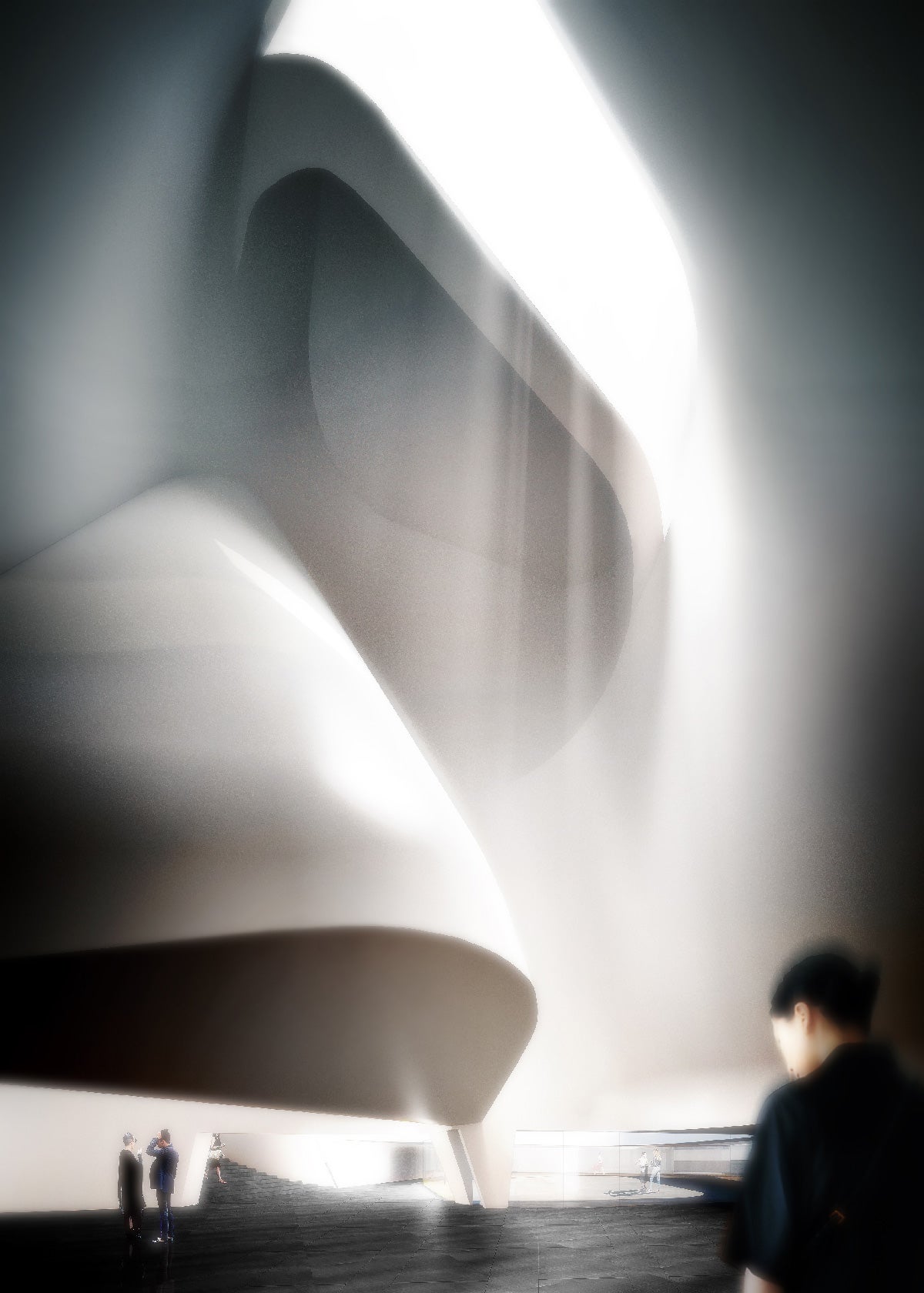 Interior concept design for Korean American National Museum.