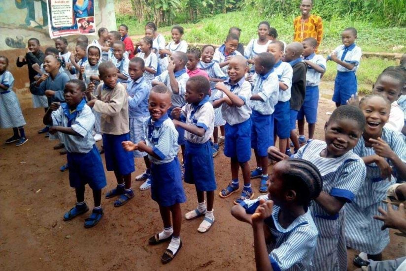 Nigerian students in Lagos participating in ISEC project