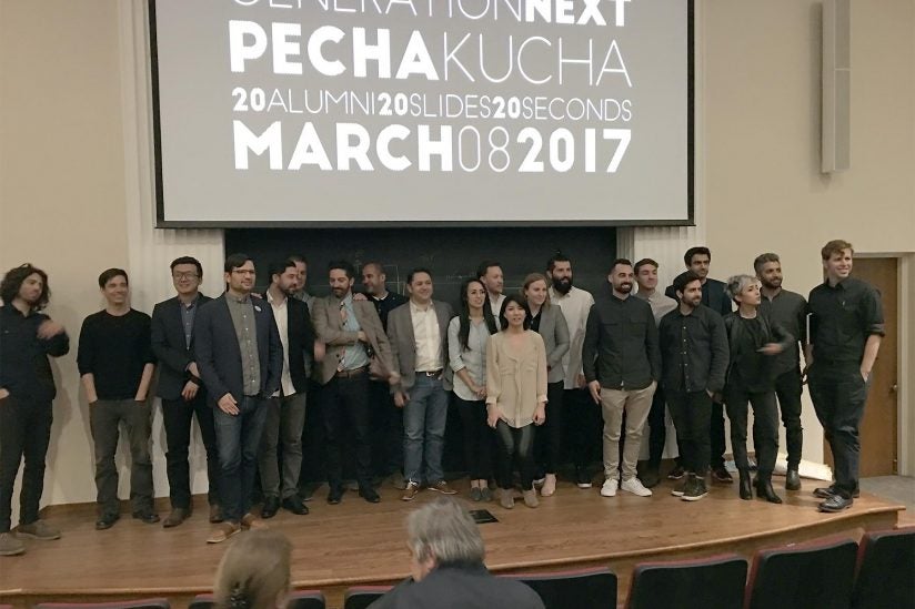 Pecha Kucha presenters