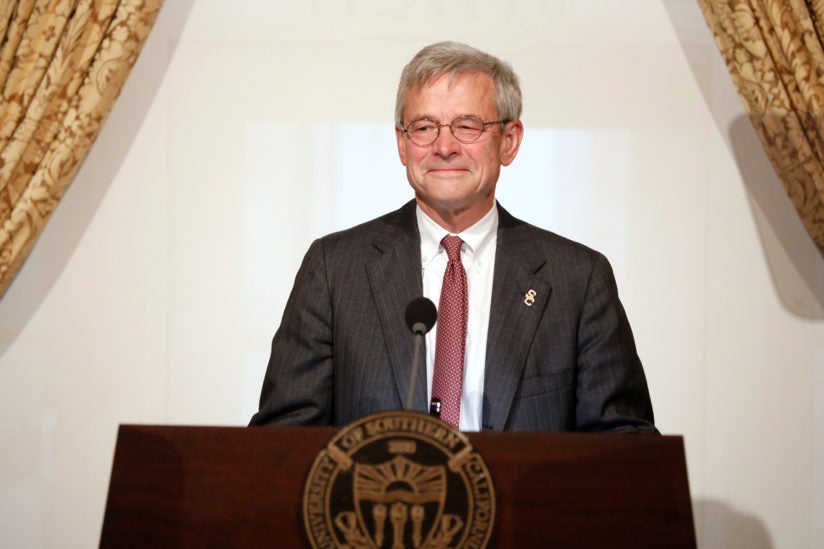 Provost Charles Zukoski installation