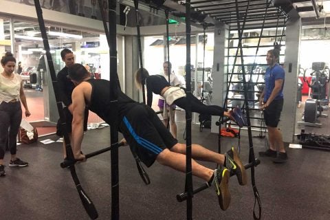 Queenax suspended bodyweight training