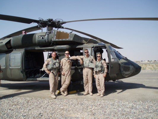 Kristina Richardson and crew in Iraq