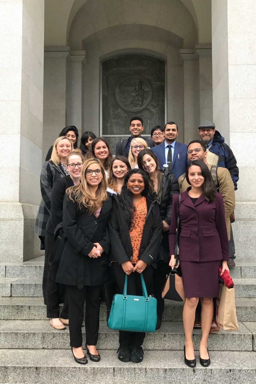 Group photo in Sacramento