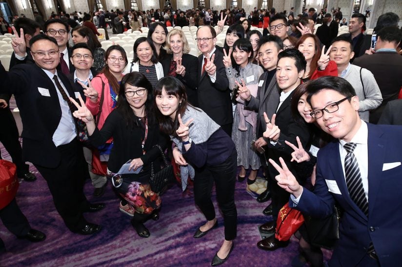 Taiwan alumni reception group