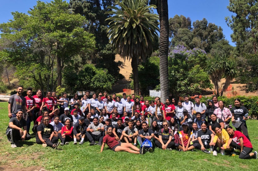 USC TRIO students graduation