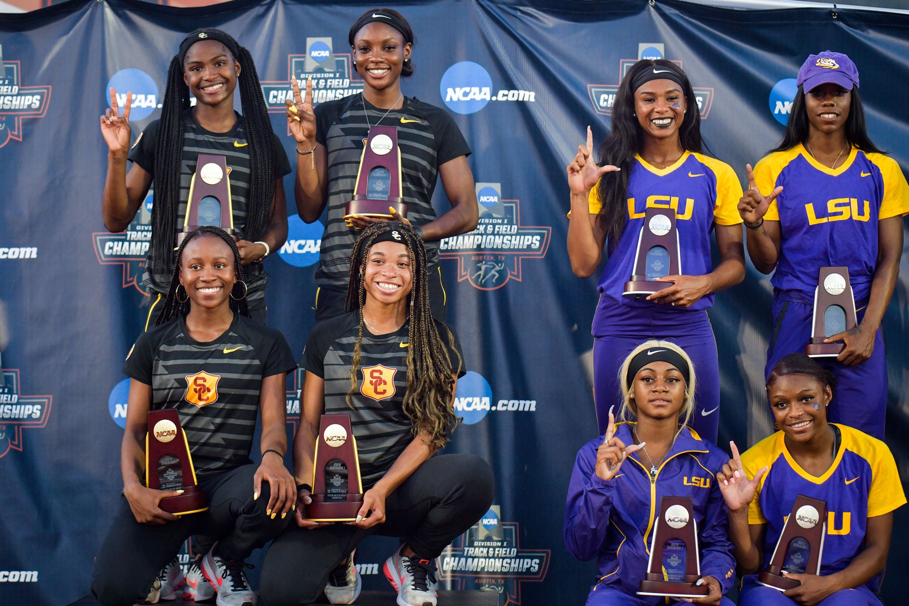 Women's track standouts 2019 USC 