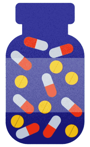 antibiotic pill bottle