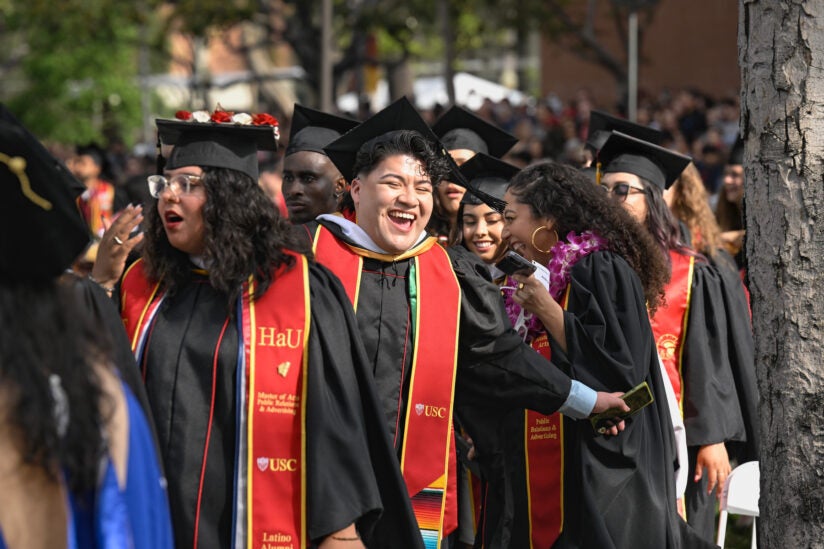 USC 2023 commencement: graduates celebrate