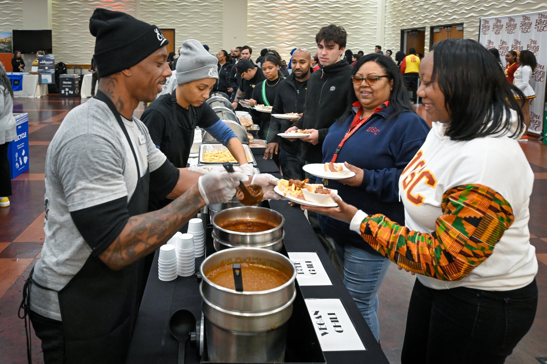 USC Black History Month wrap-up event: hot dogs and chili