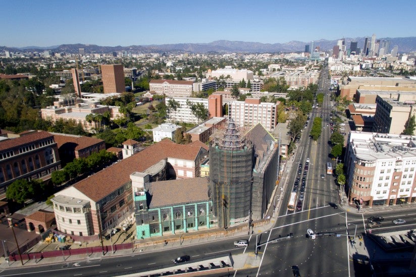 USC Fertitta Hall construction