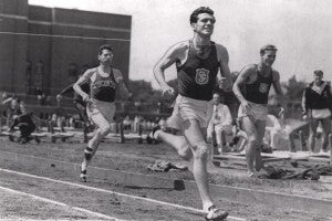 At USC, Louis Zamperini set a national collegiate mile mark of 4:08.3 that stood for 15 years. (Photo/USC University Archives)