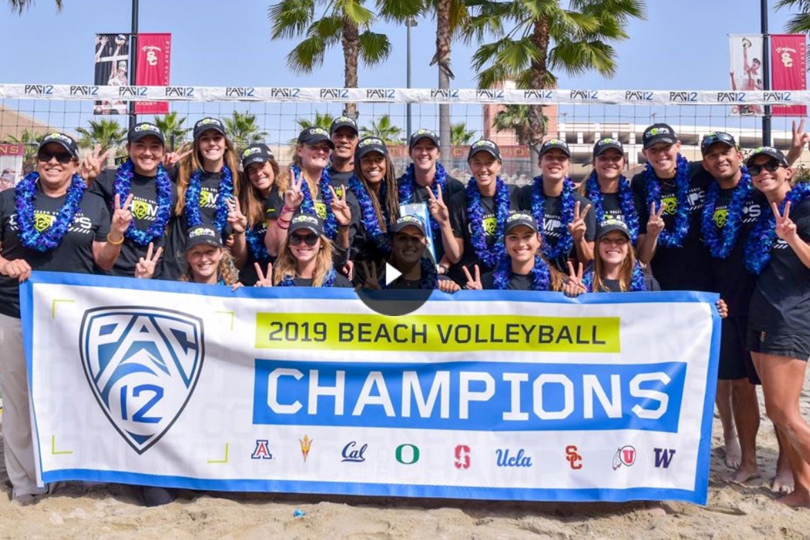 Women’s beach volleyball: Pac-12 2019 champions