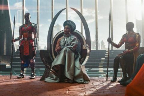 Scene from “Black Panther: Wakanda Forever”