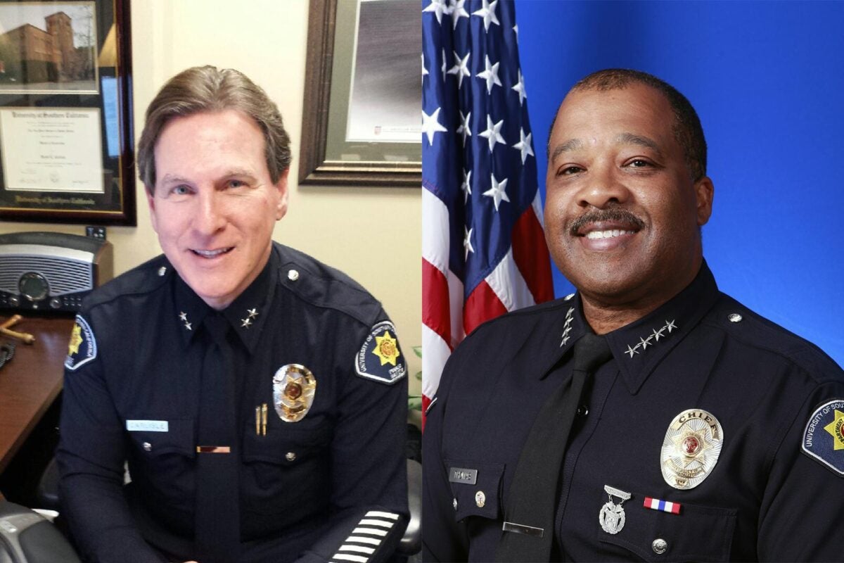 USC DPS leadership: David Carlisle and John Thomas