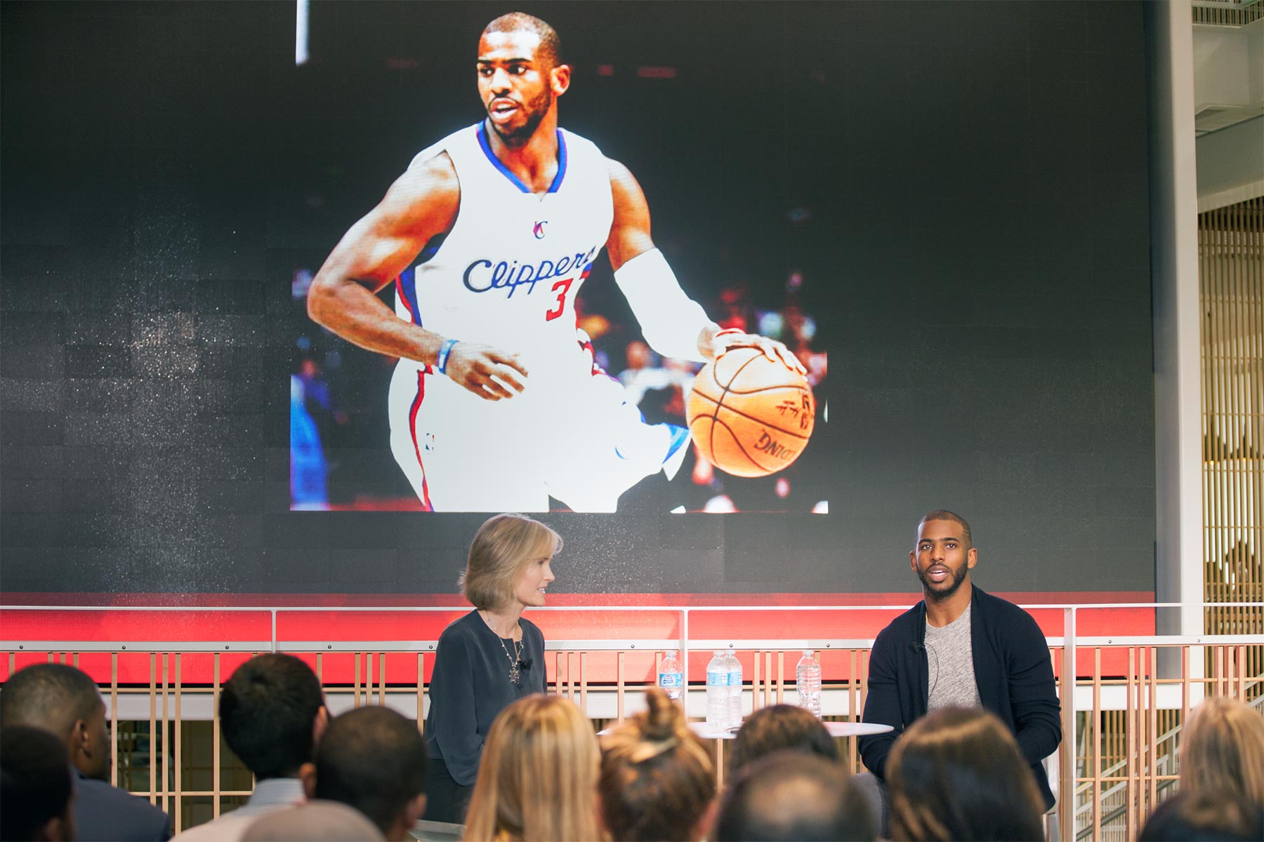 Willow Bay and Chris Paul