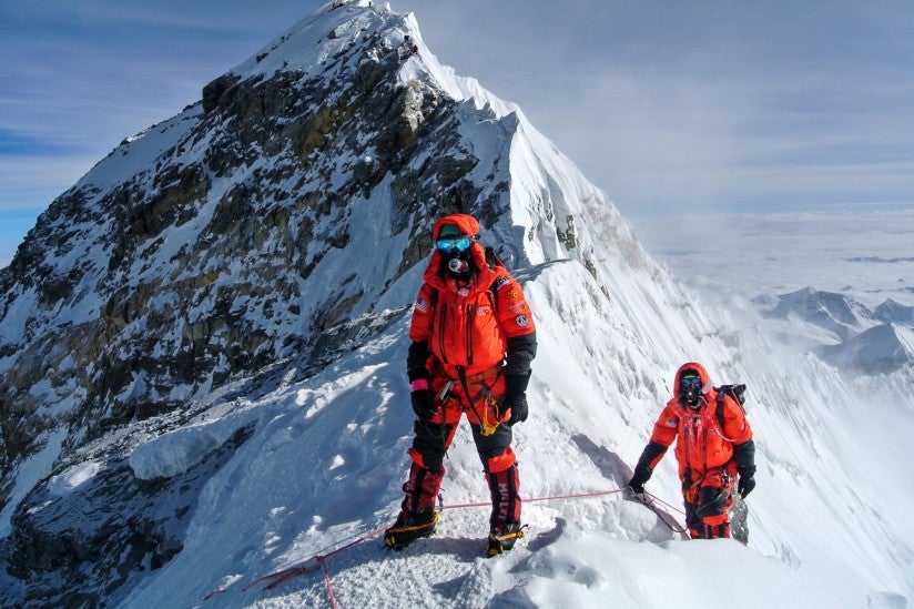Vanessa and Greg Blasic on Everest