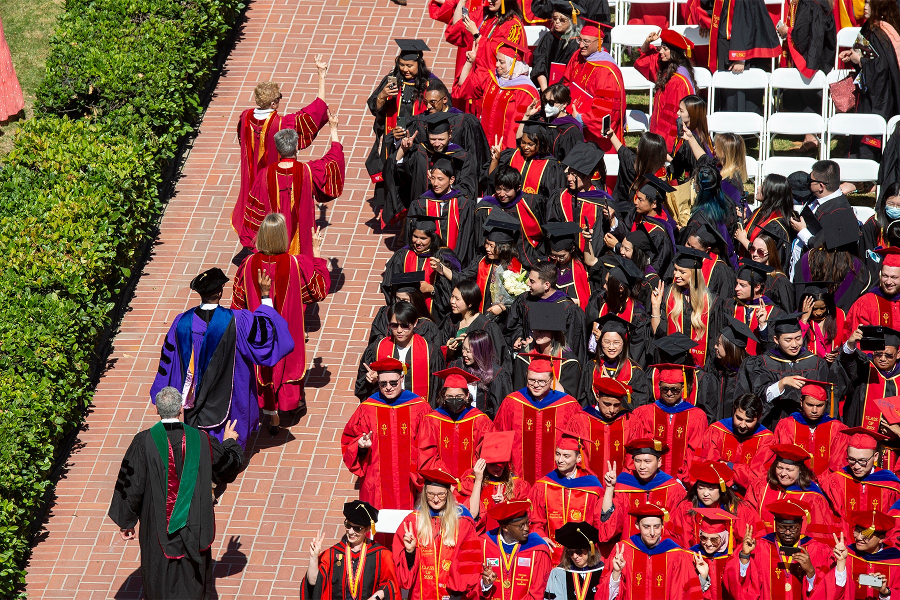 USC 2022 commencement: End of the event