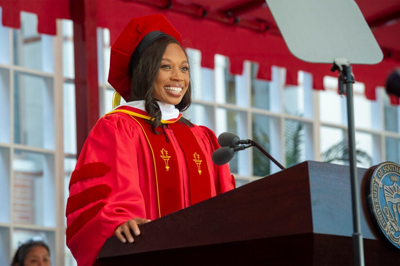 USC 2022 commencement: Allyson Felix