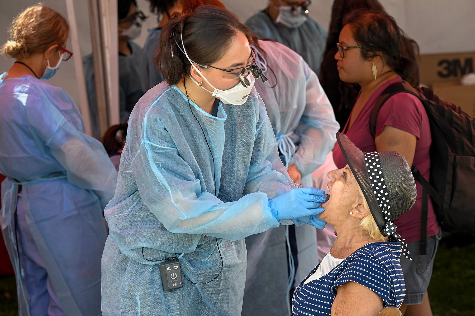 Los Angeles Times Festival of Books at USC: dental exam