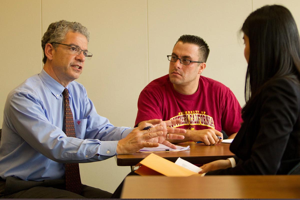 Gerald Giaquinta and students