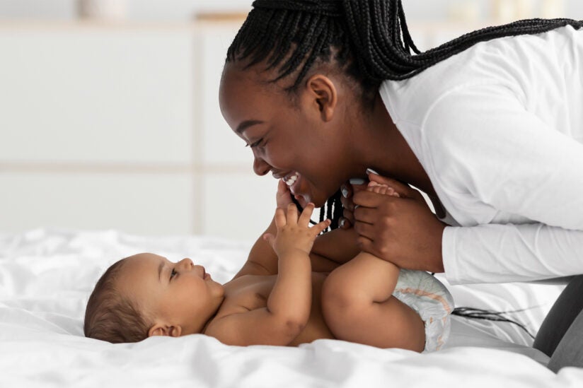 Black Maternal Health Week: woman with baby
