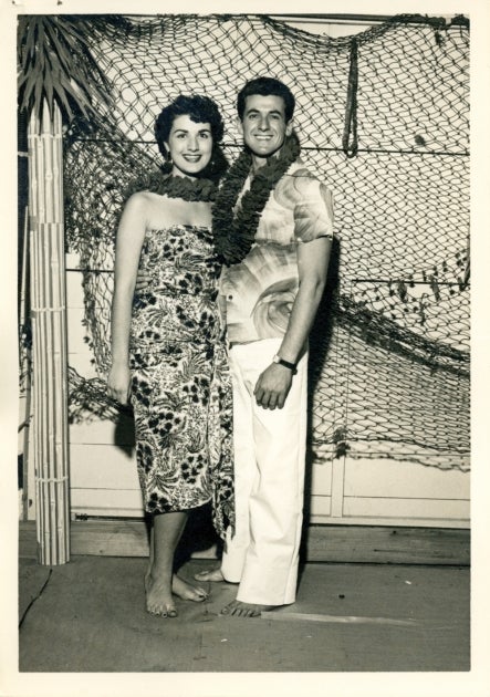 Jim and Mary Manos on their first date in 1954. Photo courtesy of Jim and Mary Manos 