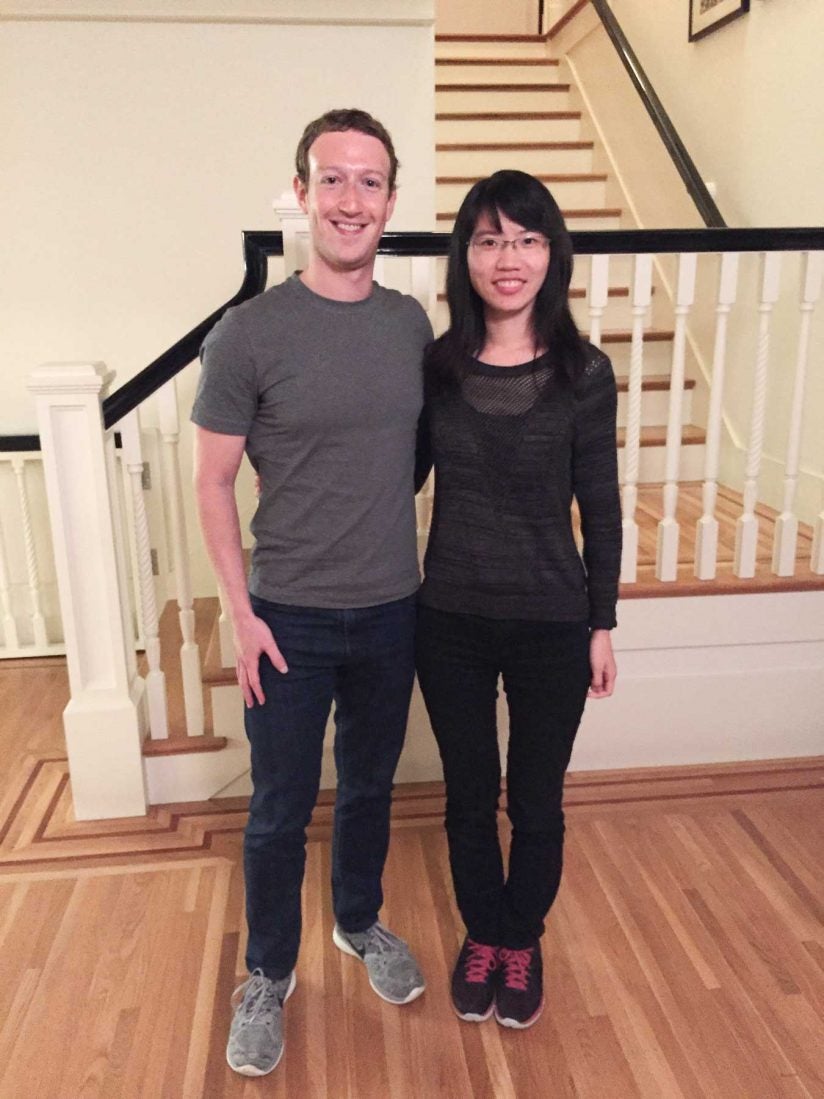 Mark Zuckerberg and Qinqin Zhu