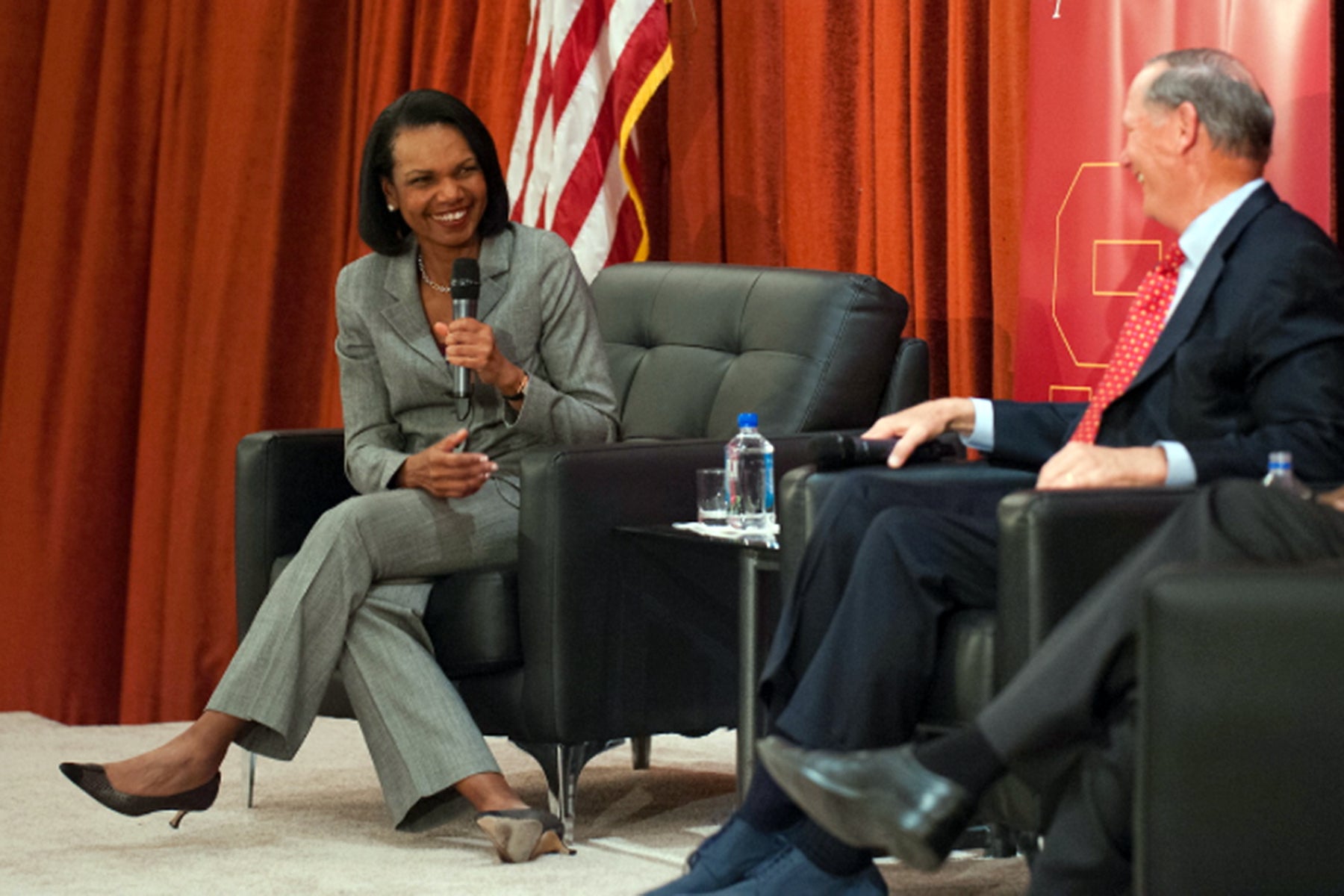 Condoleezza Rice and Pat Haden