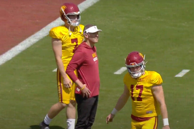 USC spring football game: Lincoln Riley