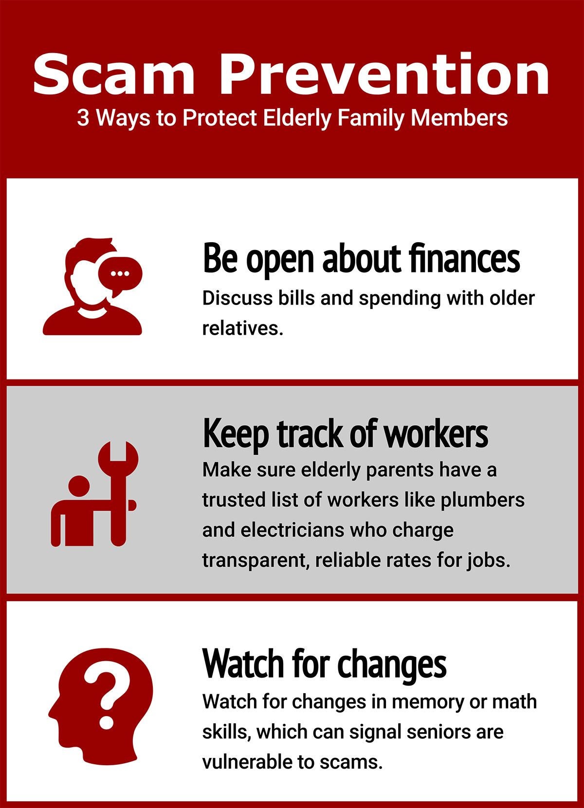 prevent senior scam tips graphic by USC 